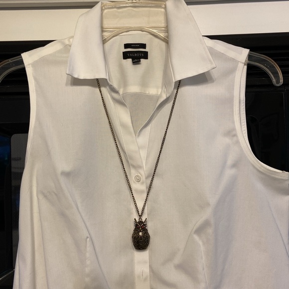 Owl Magnetic Locket Pendant Statement Necklace w/ Crystals, BOHO, Halloween Goth - Picture 2 of 8